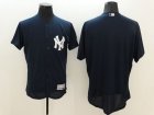 New York Yankees Blank Navy Blue Flexbase Authentic Collection Stitched Baseball Jersey