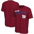 New York Giants Nike Sideline Line of Scrimmage Legend Performance T Shirt Red