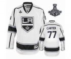 nhl jerseys los angeles kings #77 carter white[2014 Stanley cup champions]