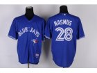 mlb jerseys toronto blue jays #28 rasmus blaue[2012 new]