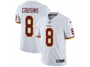 Youth Nike Washington Redskins #8 Kirk Cousins Vapor Untouchable Limited White NFL Jersey