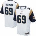 Mens Nike Los Angeles Rams #69 Cody Wichmann Game White NFL Jersey