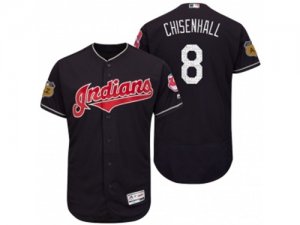 Mens Cleveland Indians #8 Lonnie Chisenhall 2017 Spring Training Flex Base Jersey