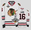 nhl jerseys chicago blackhawks #16 ladd white[2013 Stanley cup champions]