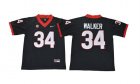 Georgia Bulldogs #34 Herchel Walker Black College Football Jersey