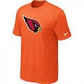 Arizona Cardinals Sideline Legend Authentic Logo T-Shirt Orange