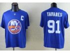 NHL New York Islanders #91 John Tavares Blue T-Shirt
