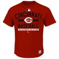 MLB Men's Cincinnati Reds Majestic Big & Tall Authentic Collection Property T-Shirt - Red