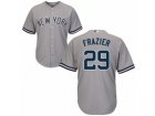 Youth Majestic New York Yankees #29 Todd Frazier Authentic Grey Road MLB Jersey