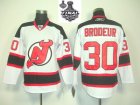 NHL New Jersey Devils 30 Martin Brodeur White 2012 Stanley Cup Finals Hockey Jersey