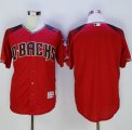 Arizona Diamondbacks Blank Red Brick New Cool Base Stitched Baseball Jersey