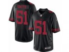 Mens Nike San Francisco 49ers #51 Malcolm Smith Limited Black NFL Jersey