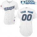 Customized Toronto Blue Jays Jersey White Home Cool Base Baseball