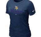 Women Minnesota Vikings D.Blue T-Shirt