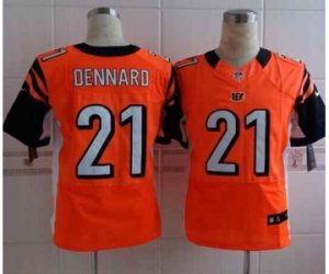 Nike cincinnati bengals #21 dennard orange Jerseys(Elite)