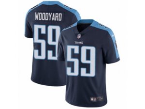Nike Tennessee Titans #59 Wesley Woodyard Vapor Untouchable Limited Navy Blue Alternate NFL Jersey