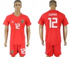 Argentina 12 GUZMAN Red Goalkeeper 2018 FIFA World Cup Soccer Jersey