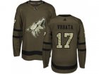 Youth Adidas Phoenix Coyotes #17 Radim Vrbata Green Salute to Service Stitched NHL Jersey