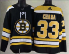Mens Reebok Boston Bruins #33 Zdeno Chara Black Adidas NHL Jersey