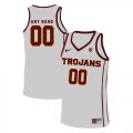 USC Trojans White Mens Customized Basketball Jersey