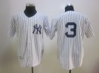 mlb new york yankees #3 ruth m&n white 1929