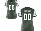 Women's Nike New York Jets Customized Game Team green Jerseys