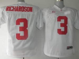 ncaa Alabama Crimson Tide #3 Richardson White