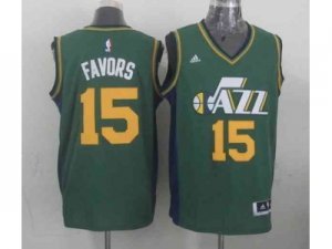 nba utah jazz #15 favors green