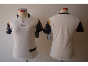 Nike Women St. Louis Rams Blank White Jerseys