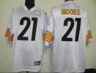 Pittsburgh Steelers #21 Moore white
