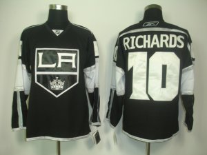 nhl los angeles kings #10 richards black,white