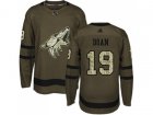 Youth Adidas Phoenix Coyotes #19 Shane Doan Green Salute to Service Stitched NHL Jersey