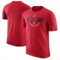 Portland Trail Blazers Nike Practice Performance T-Shirt Red