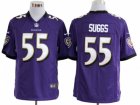 Nike baltimore ravens #55 suggs purple Game Jerseys