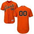 2016 Men San Francisco Giants Majestic Orange Flexbase Authentic Collection Custom Jersey