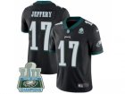 Nike Philadelphia Eagles #17 Alshon Jeffery Black Alternate Super Bowl LII Champions Men Stitched NFL Vapor Untouchable Limited Jersey