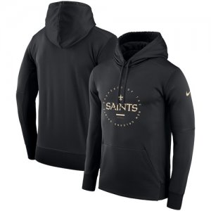 New Orleans Saints Nike Sideline Property Of Wordmark Logo Performance Pullover