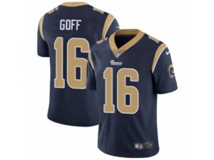 Nike Los Angeles Rams #16 Jared Goff Vapor Untouchable Limited Navy Blue Team Color NFL Jersey