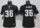 Nike Eagles #36 Jay Ajayi Black Women Vapor Untouchable Player Limited Jersey