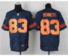 Nike jerseys chicago bears #83 bennett blue[Elite][number orange]