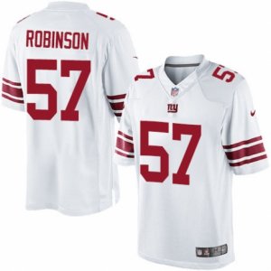 Men\'s Nike New York Giants #57 Keenan Robinson Limited White NFL Jersey