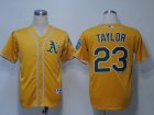 MLB Oakland Athletics #23 Taylor Yellow