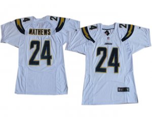 Nike San Diego Chargers #24 Ryan Mathews White elite(2013)