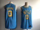 Lakers #0 Kyle Kuzma Light Blue Nike Throwback Swingman Jersey