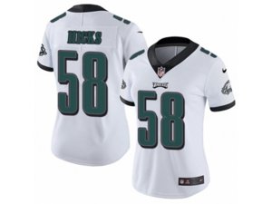 Women Nike Philadelphia Eagles #58 Jordan Hicks Vapor Untouchable Limited White NFL Jersey