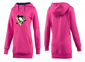 NHL Women Pittsburgh Penguins Logo Pullover Hoodie 3