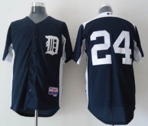 mlb Detroit Tigers #24 Cabrera Navy Blue