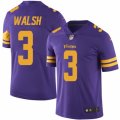 Youth Nike Minnesota Vikings #3 Blair Walsh Limited Purple Rush NFL Jersey