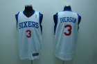 nba 76ers #3 iverson regular white