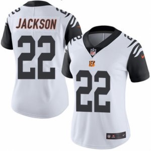 Women\'s Nike Cincinnati Bengals #22 William Jackson Limited White Rush NFL Jersey